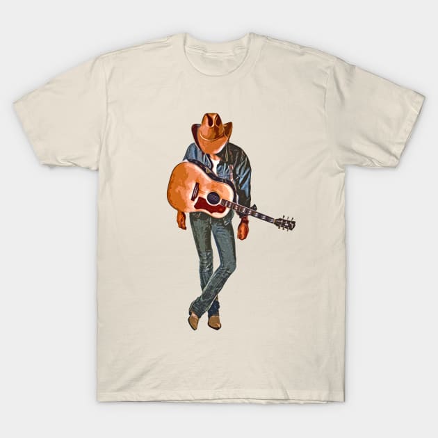 Dwight Yoakam Retro Vintage - Honky Tonk Music Legend Tribute T-Shirt by Mr.FansArt